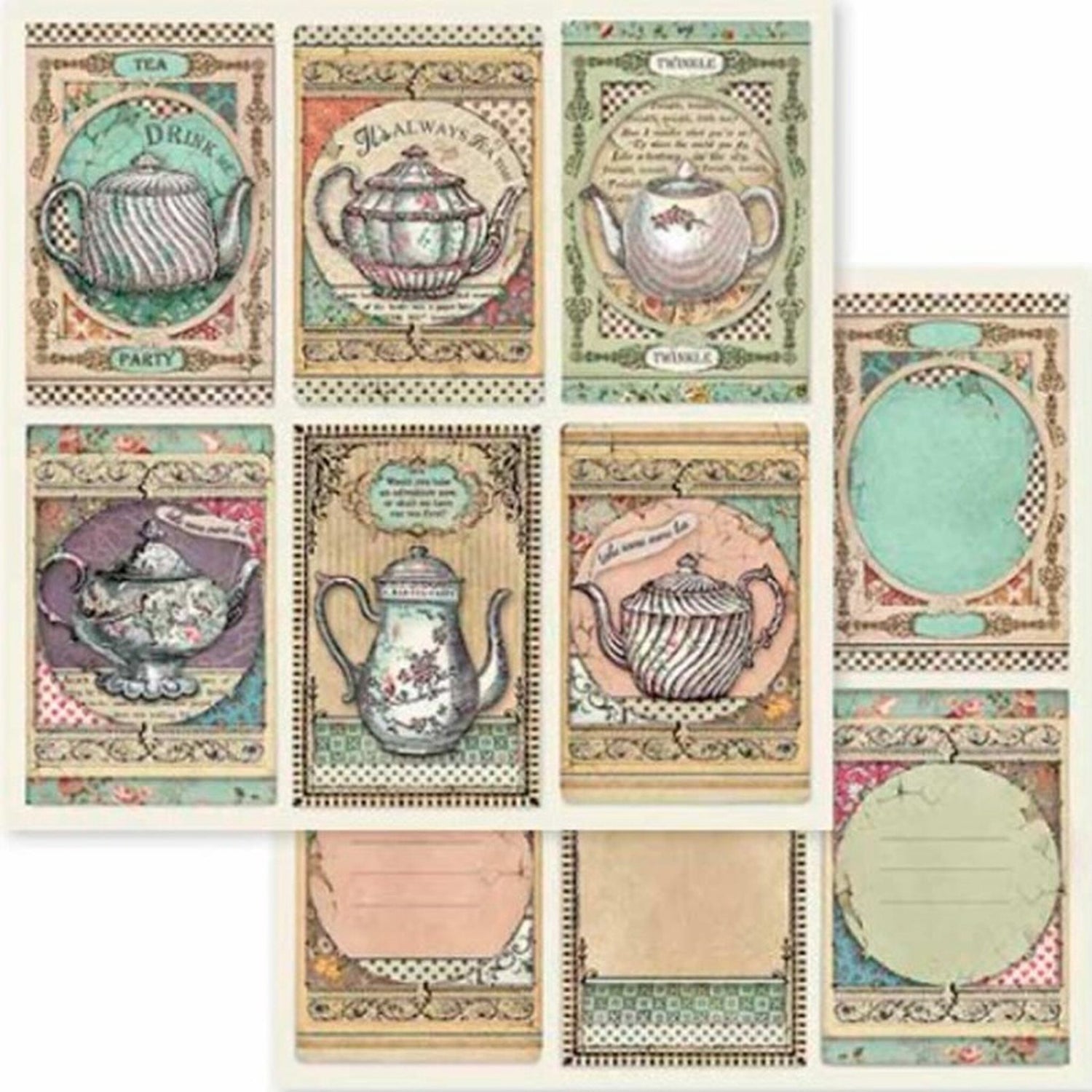 Stamperia ALICE 12&quot;X12&quot; Paper Pad Scrapbooksrus 