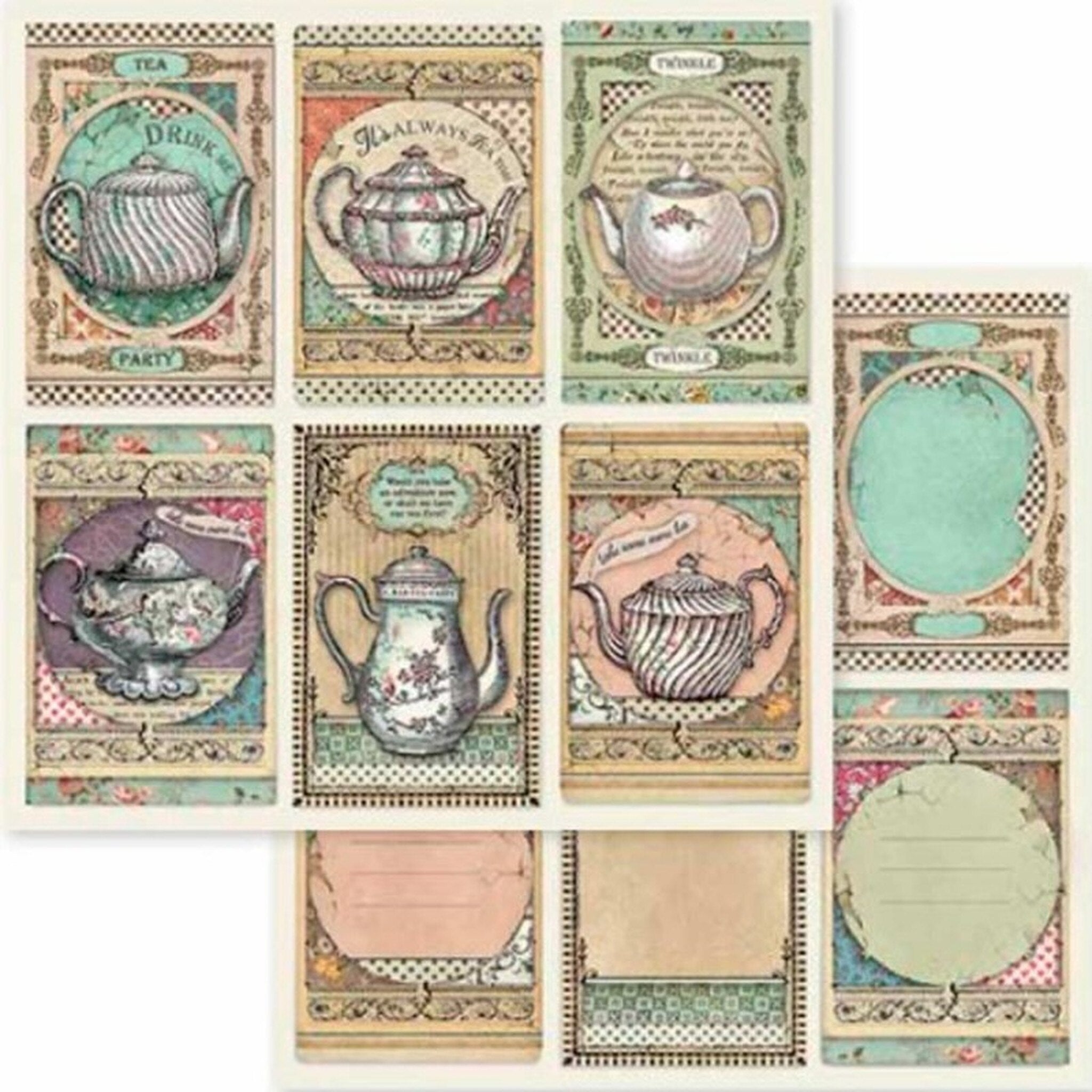 Stamperia ALICE 12&quot;X12&quot; Paper Pad Scrapbooksrus 