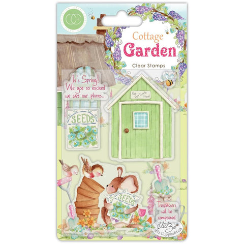 Craft Consortium Cottage Garden THE POTTING SHED Clear Stamps –  Scrapbooksrus