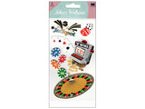 Ek Success Jolee's Boutique 3D CASINO Stickers 9pc Scrapbooksrus 