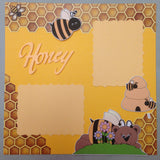 Page Kit (2) 12x12 Scrapbook HONEY BEE - Scrapbook Kyandyland
