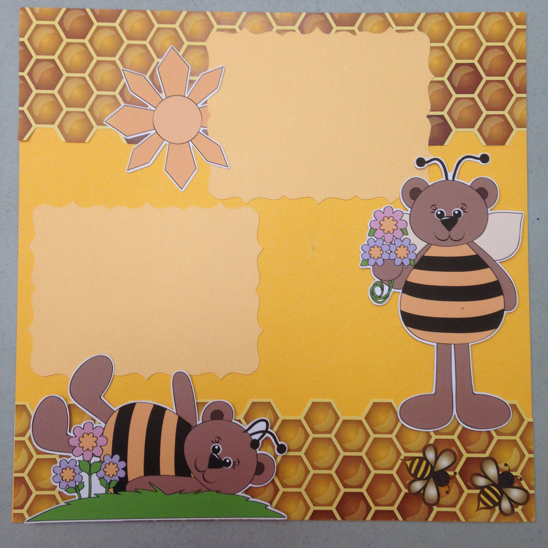 Page Kit (2) 12x12 Scrapbook HONEY BEE - Scrapbook Kyandyland