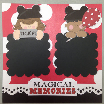 Page Kit (2) 12x12 Scrapbook DISNEY MAGICAL MEMORIES - Scrapbook Kyandyland