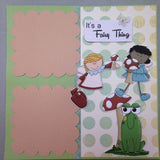 Page Kit IT'S A FAIRY THING (2) 12x12 Scrapbook Layouts Scrapbooksrus