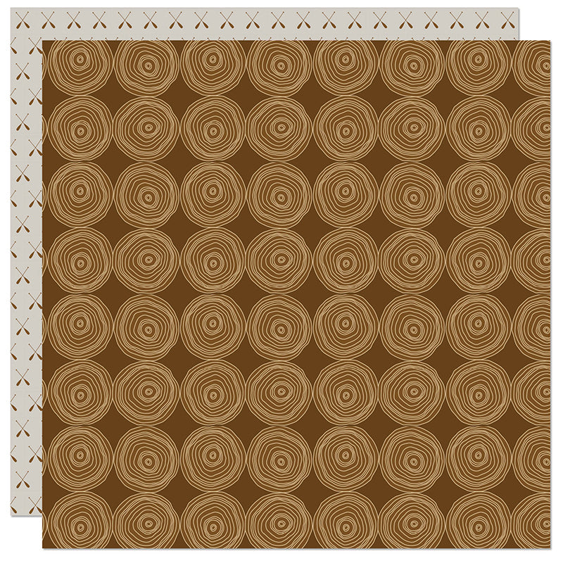 Bella Blvd Let’s Go On An Adventure WOOD STUMPS 12"X12" Scrapbook Paper Scrapbooksrus