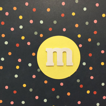 Las Vegas M&amp;M’s World CHOCOLATE Custom DieCut Scrapbooksrus 