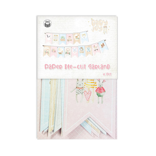 P13 BABY JOY Paper DieCut Garland 15 pc. Scrapbooksrus