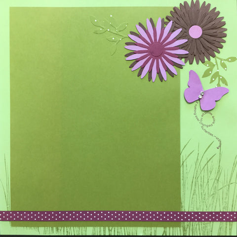 Premade Pages LIVE WITH PASSION 12"X12" (2) Scrapbook Pages Scrapbooksrus 