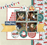Bo Bunny Fa La La  HOLIDAY HOOT 12"X12" Cardstock Paper Scrapbooksrus 