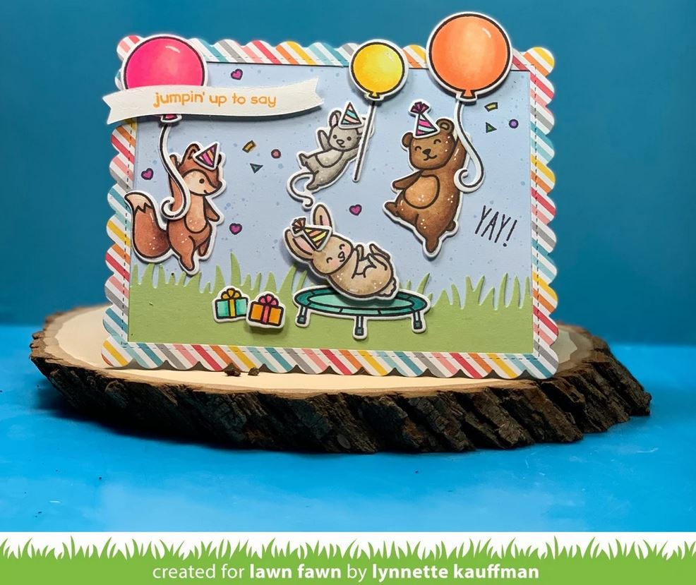 Lawn Fawn REALLY HIGH FIVE Clear Stamps 29pc Scrapbooksrus