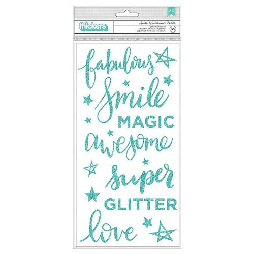 Shimelle SPARKLE Glitter Foam Stickers Scrapbooksrus 