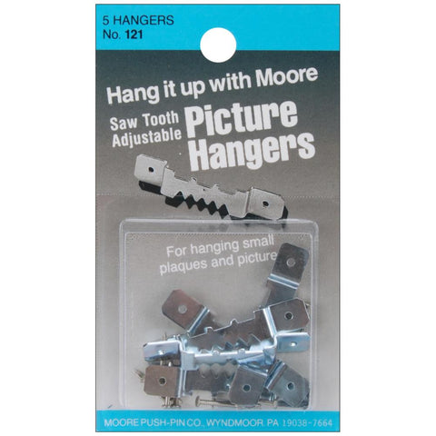 Sawtooth Adjustable Picture Hangers 5pc