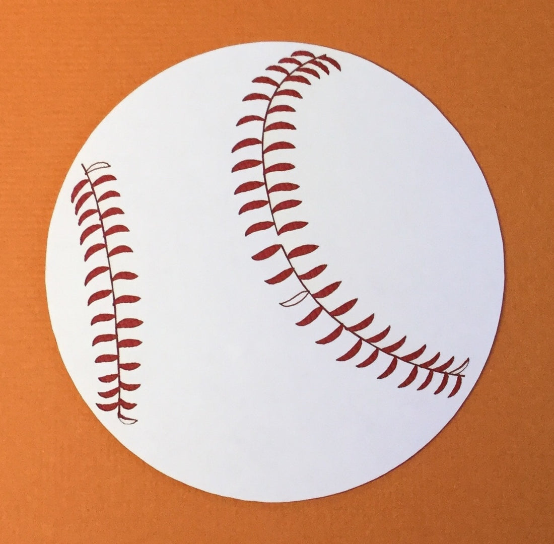 BASEBALL Laser Cuts 1pc Scrapbooksrus
