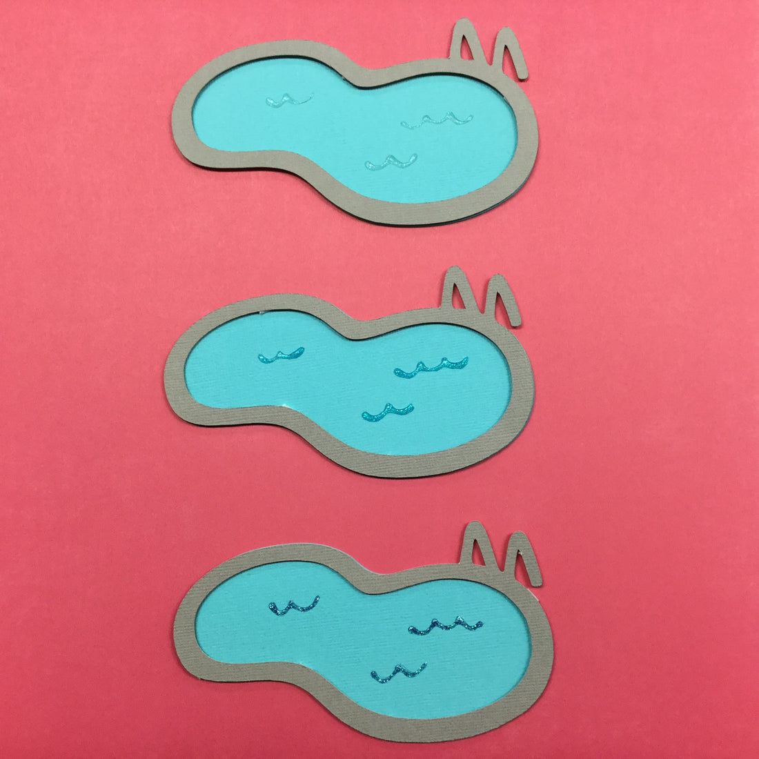 SWIMMING POOL Die Cut Embellishment