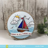 Lawn Fawn SMOOTH SAILING Clear Stamps 36 pc Scrapbooksrus 