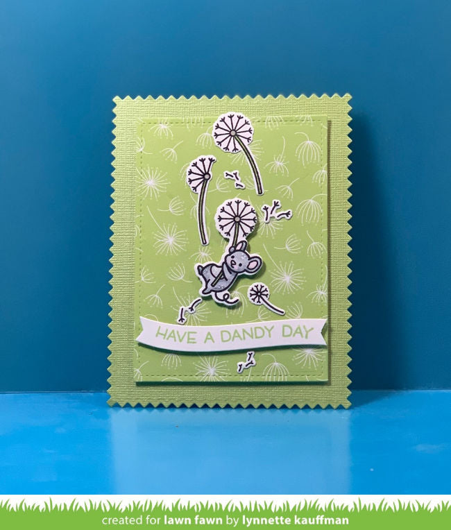 Lawn Fawn  DANDY DAY Clear Stamps 24pc Scrapbooksrus 