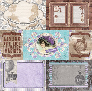 Bo Bunny Penny Emporium CAPTURED 12&quot;X12&quot; Cardstock Paper Scrapbooksrus 