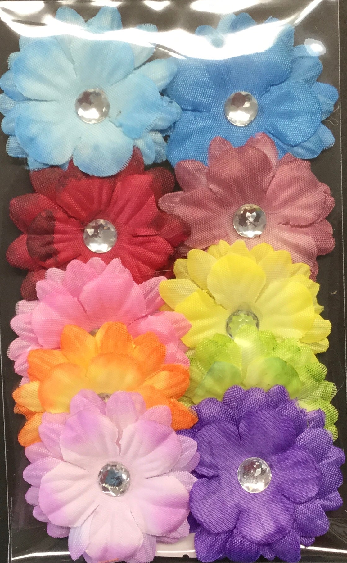 Four LAYERED FLOWERS Set of 10