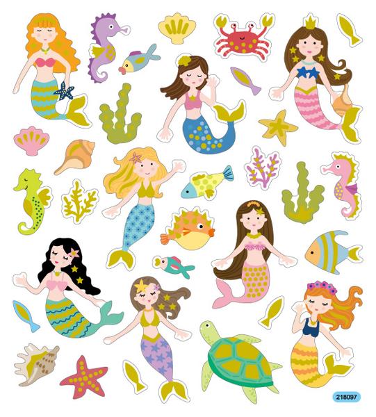 Sticker King MERMAID Stickers 33pc