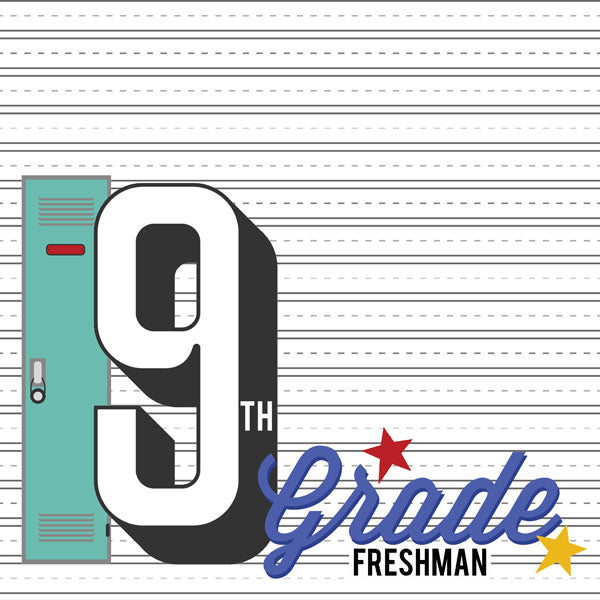 9th GRADE YEAR DS 12"X12" Paper Scrapbooksrus
