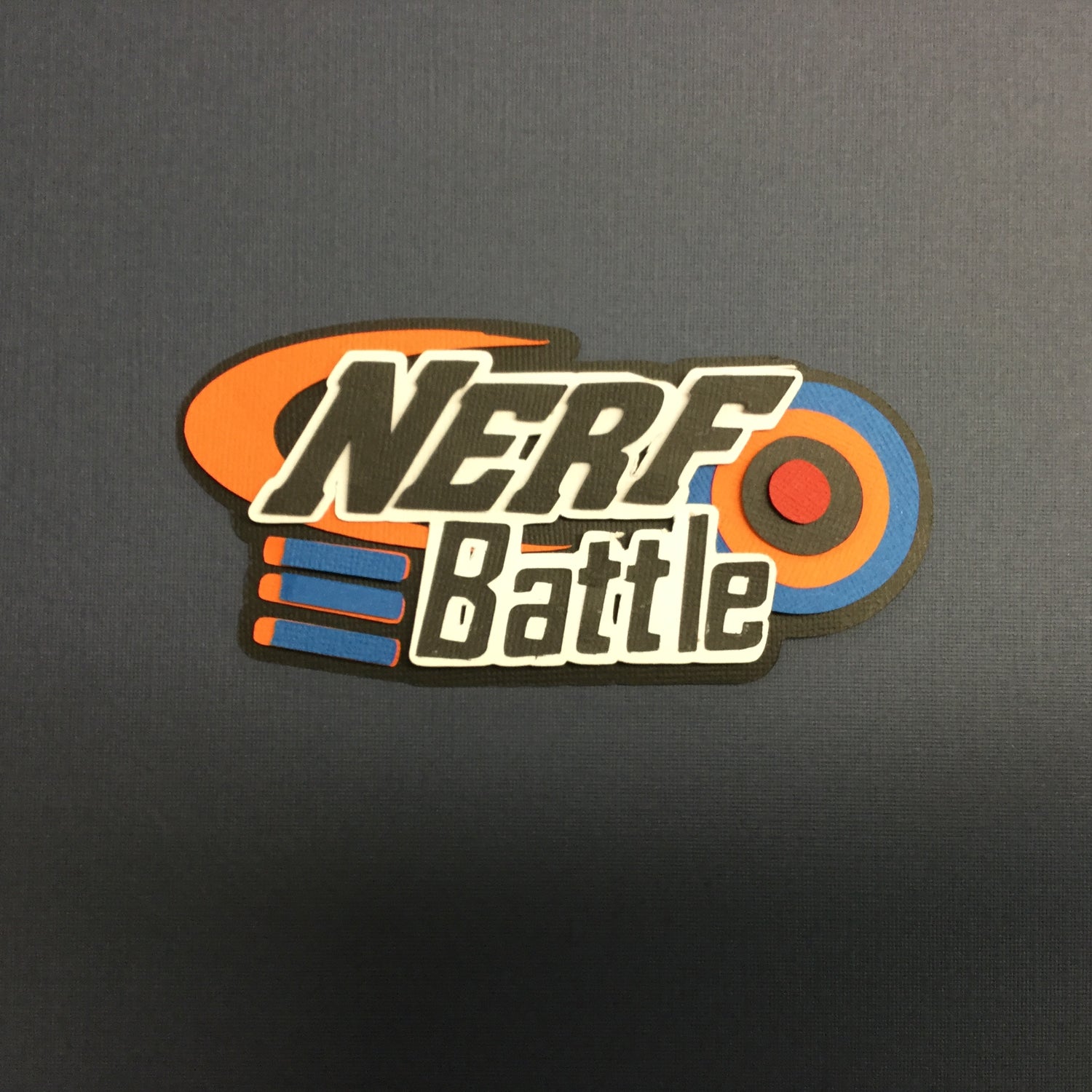 NERF BATTLE Sports Scrapbook Die Cuts Scrapbooksrus 