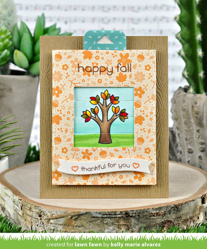Lawn Fawn  TREE BEFORE N’ AFTERS Clear Stamps 33 pc Scrapbooksrus 