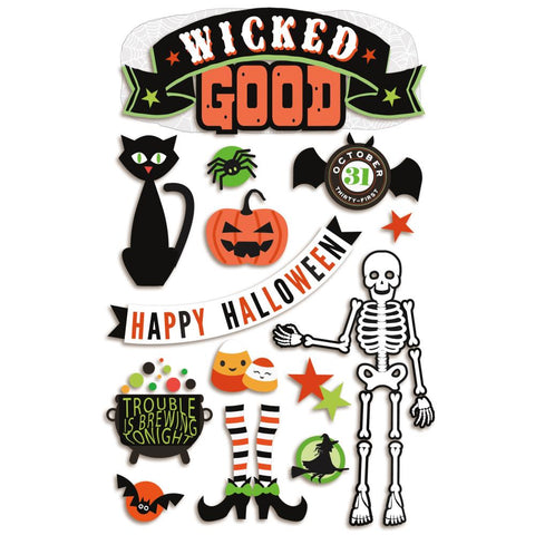 Paper House WICKED GOOD Halloween Stickers 14pc