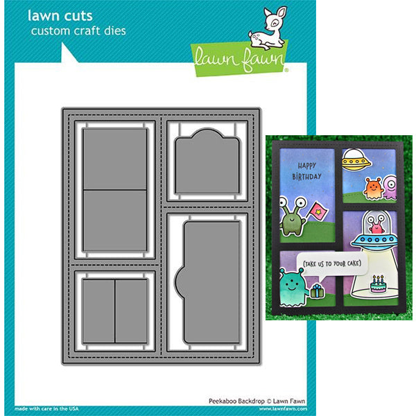 Lawn Fawn Lawn Cuts Peekaboo Backdrop Die 