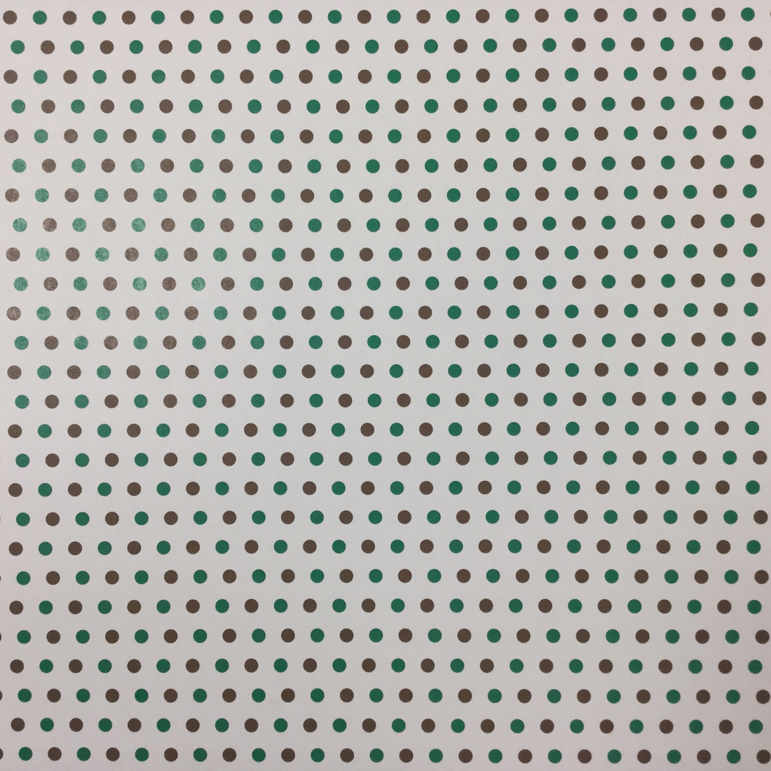 Scrapbook Customs Mini Dots GREEN & BROWN 12X12 Scrapbook Paper Scrapbooksrus