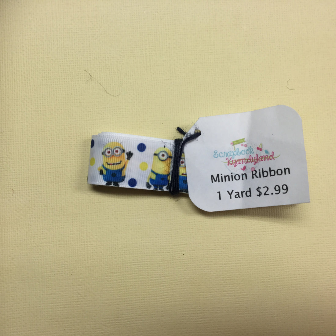 MINIONS Cartoon Character Ribbon 1 yard