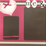 Premade Pages ME & YOU 12"X12" (2) Scrapbook Pages Scrapbooksrus 