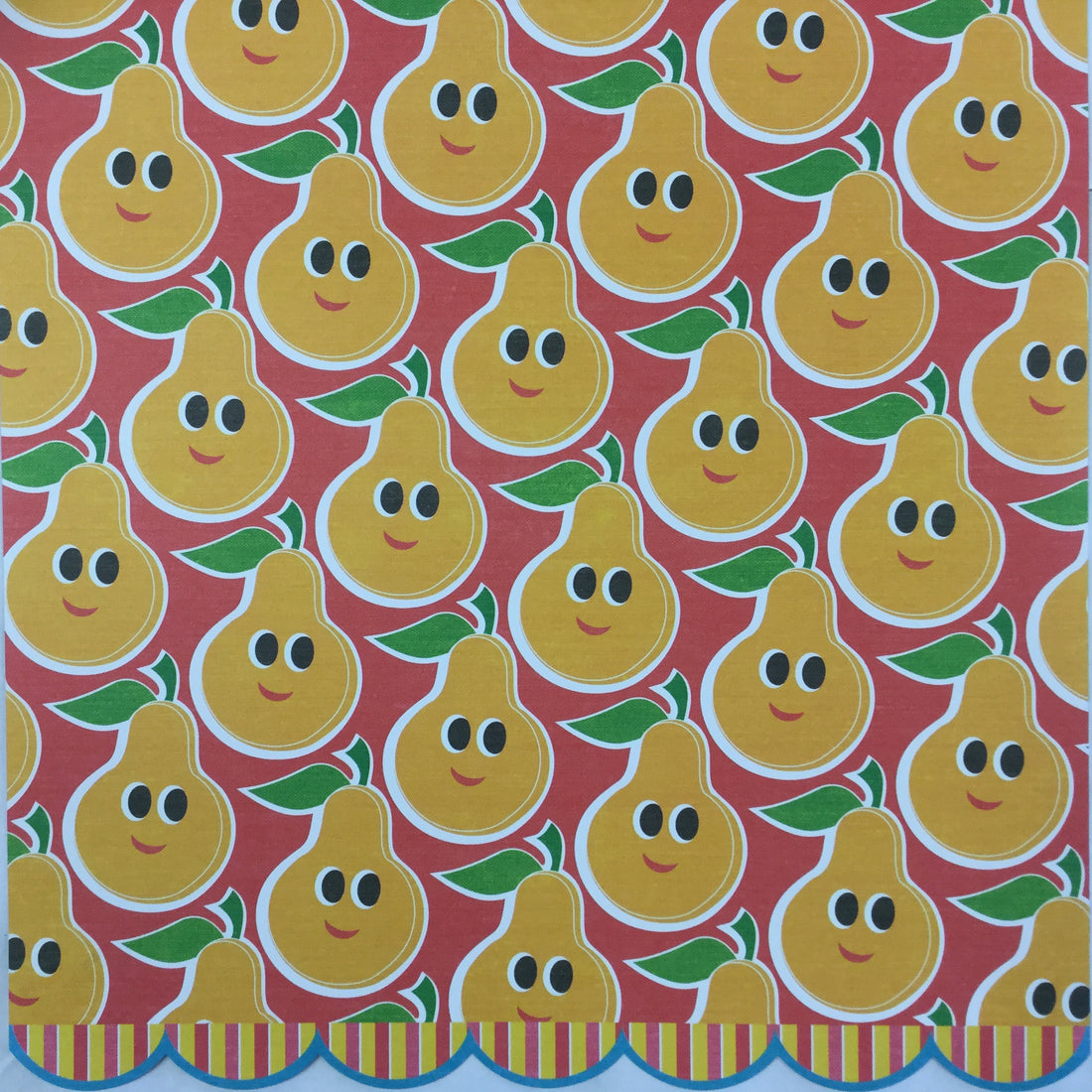 Sassafras Me Likey SWEETEST PEAR 12”x12” Scrapbook Sheet Scrapbooksrus