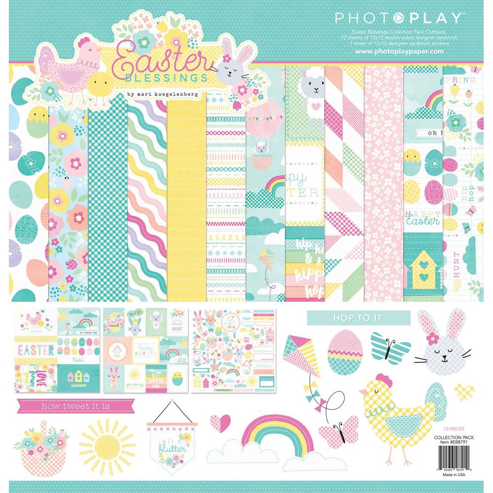 Photoplay EASTER BLESSINGS 12X12 Paper Collection Pack