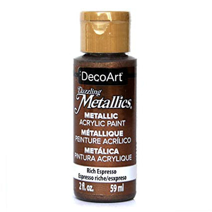 DecoArt RICH ESPRESSO Metallic Acrylic Paint Scrapbooksrus 