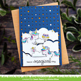 Lawn Fawn UNICORN PICNIC Clear Stamps 33pc Scrapbooksrus 