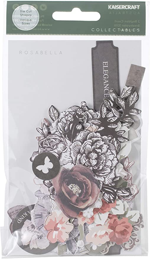Kaisercraft ROSABELLA Collectables DieCuts 50pc Scrapbooksrus