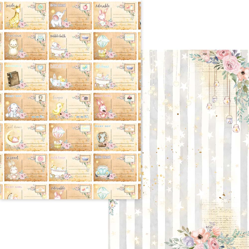 Asuka Studio DREAMLAND COLLECTION  8.27”x 11.69” A4 PAPER PAD 12 Sheets Scrapbooksrus 