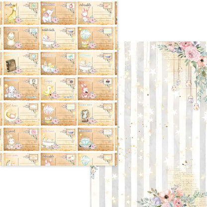 Asuka Studio DREAMLAND COLLECTION  8.27”x 11.69” A4 PAPER PAD 12 Sheets Scrapbooksrus 