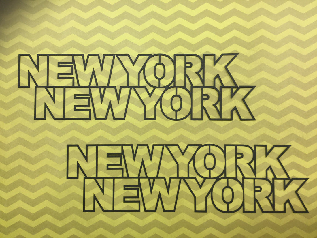 New York New York Las Vegas Scrapbook Die Cut @ Scrapbooksrus