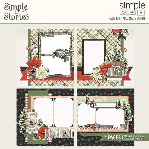 Simple Stories Simple Pages MAGICAL SEASON Page Kit Scrapbooksrus 