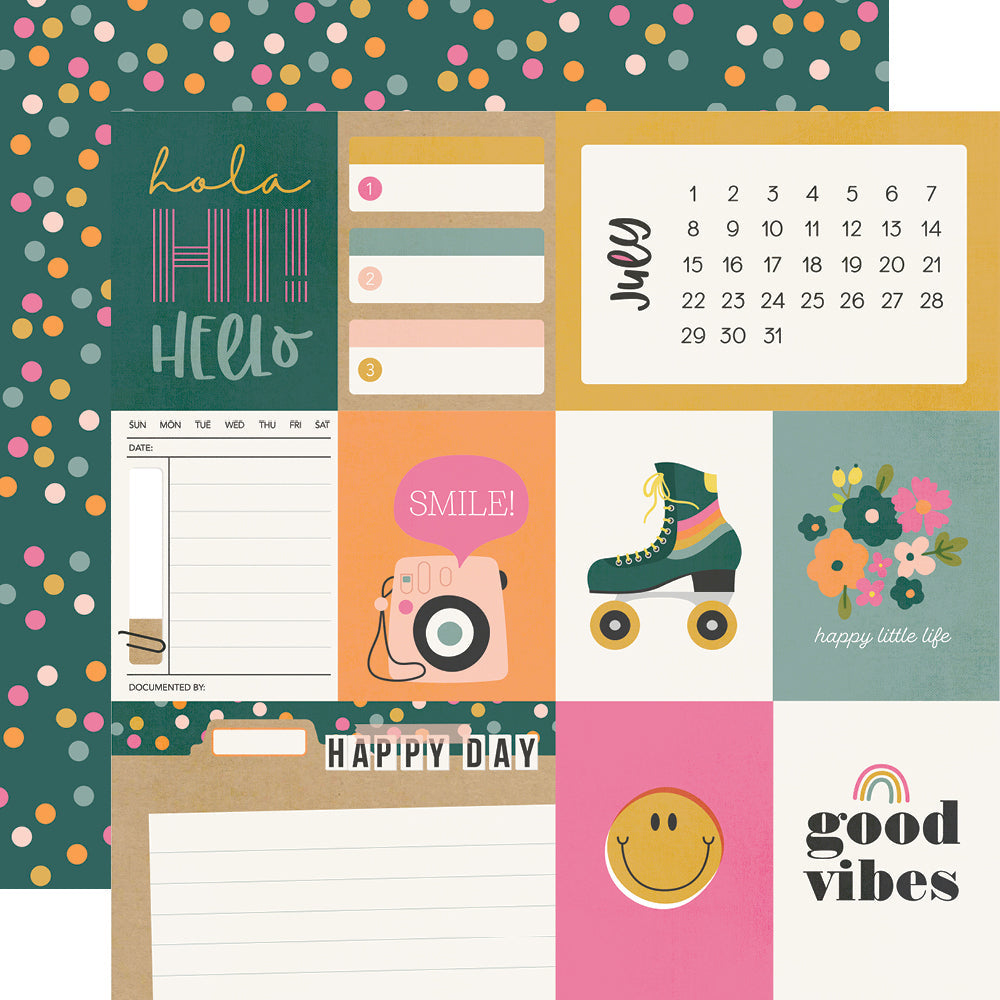 Simple Stories GOOD STUFF Decorative Brads &amp; Chipboard Pieces 27pc Scrapbooksrus 