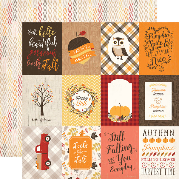 Echo Park  12&quot;x12&quot; HELLO FALL 13pc COLLECTION KIT Scrapbooksrus 