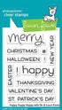 Lawn Fawn HAPPY HAPPY HAPPY ADD-ON Clear Stamps 12pc Scrapbooksrus 