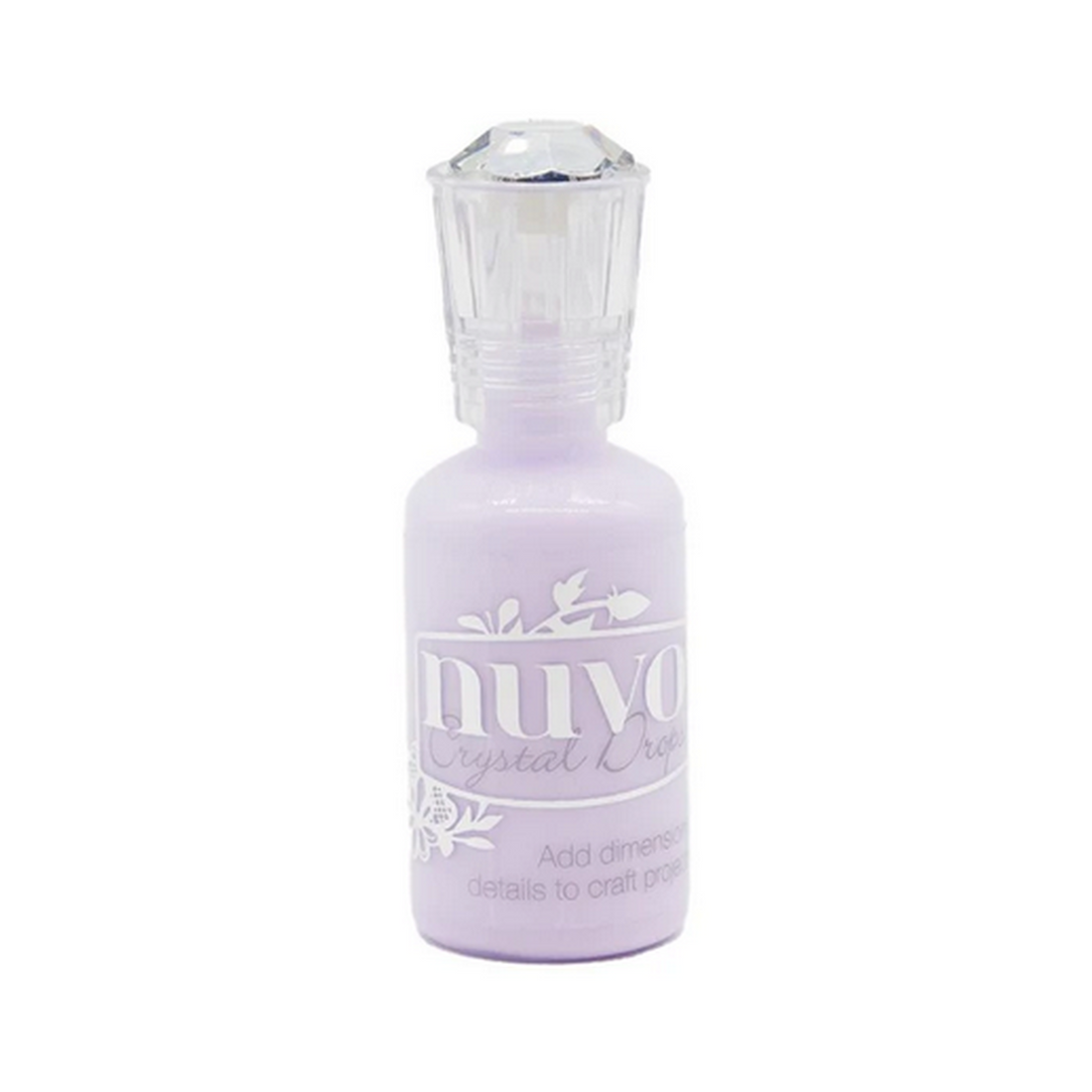 Nuvo Crystal Drops FRENCH LILAC 3D Gloss Enamel Dots 1oz Scrapbooksrus 