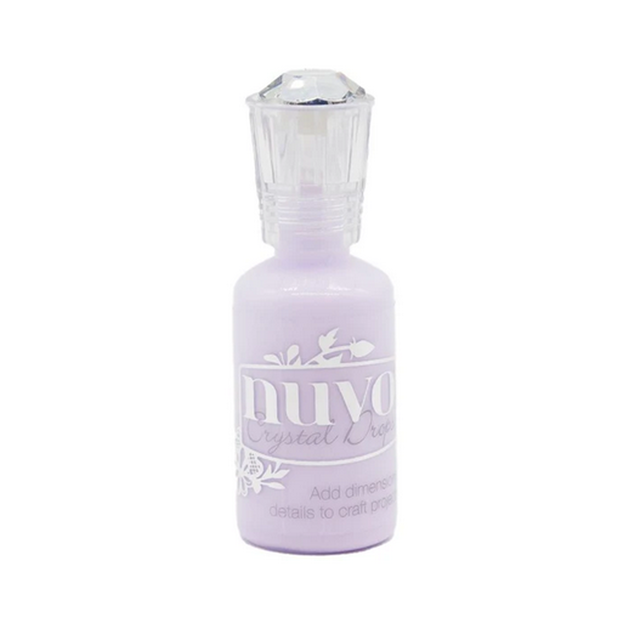 Nuvo Crystal Drops FRENCH LILAC 3D Gloss Enamel Dots 1oz Scrapbooksrus 