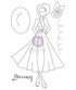 Prima Julie Nutting Cling Mount AISHA DOLL Rubber Stamp 913243 Scrapbooksrus 