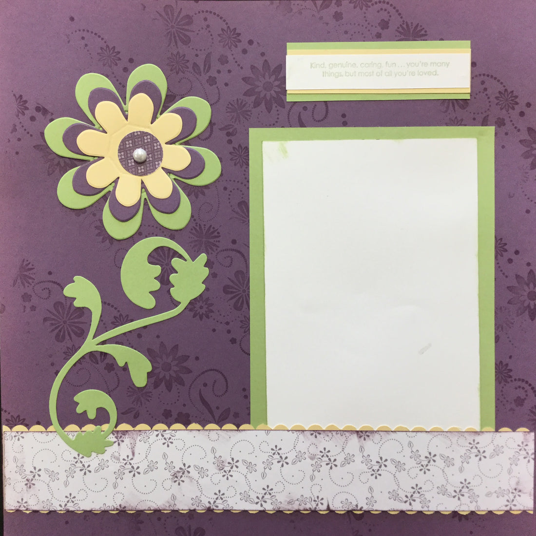 Premade Pages YOU ARE LOVED 12&quot;X12&quot; (2) Scrapbook Pages Scrapbooksrus 