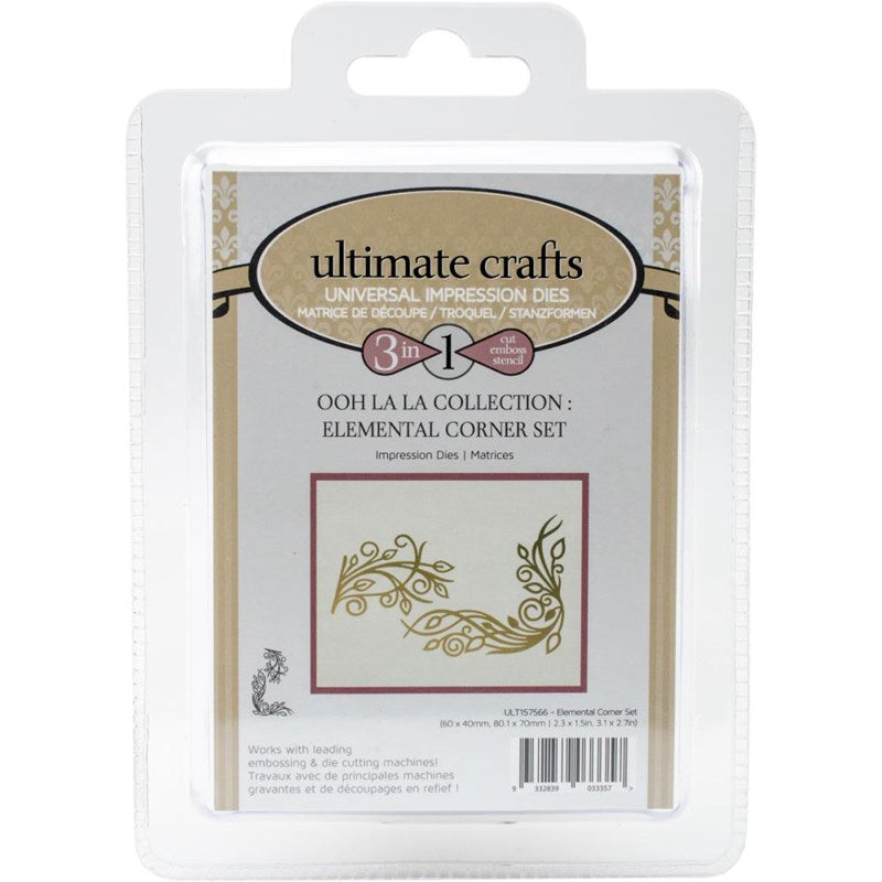 Ultimate Crafts UNIVERSAL IMPRESSION DIES 2 pc