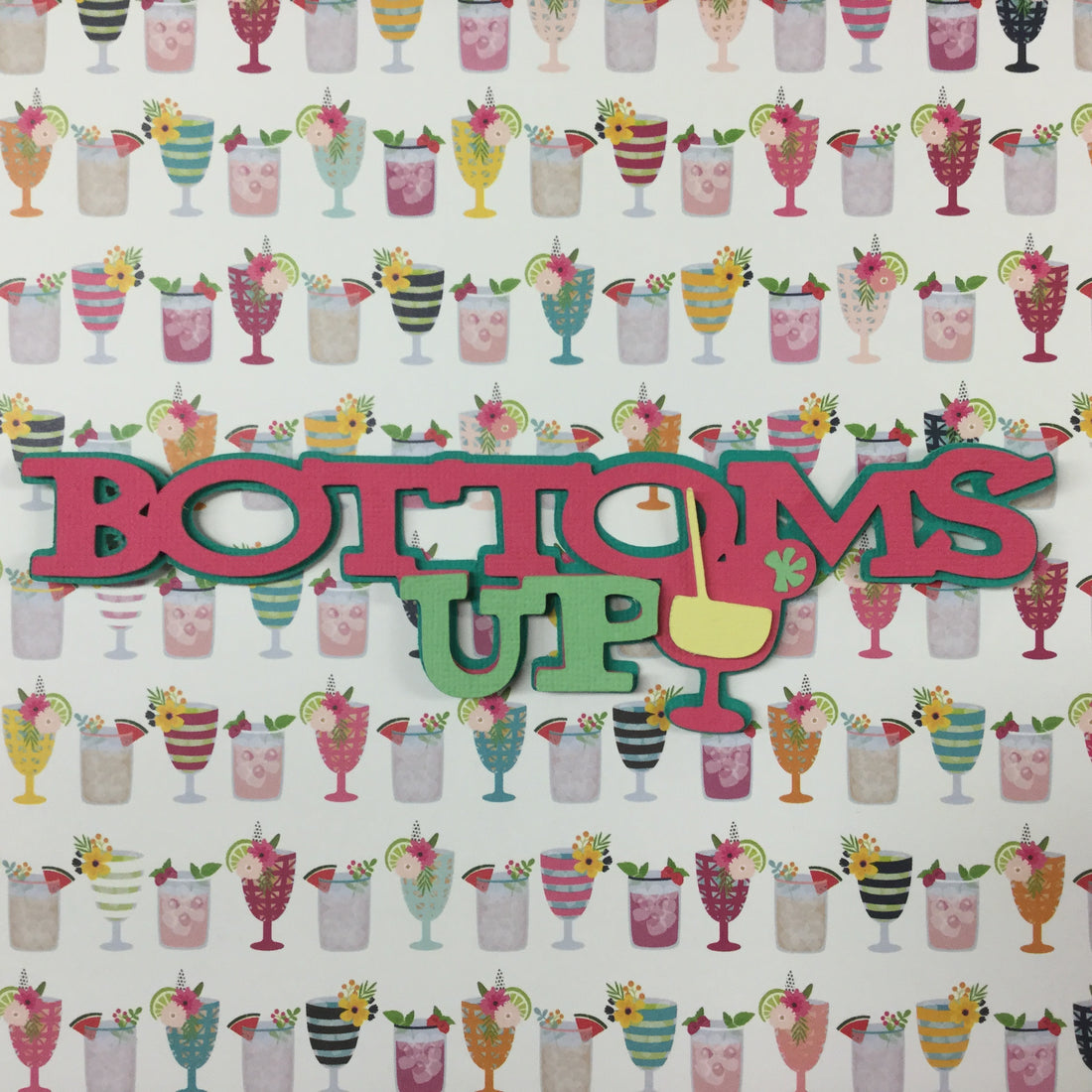 BOTTOMS UP Custom Scrapbook Die Cuts Scrapbooksrus 