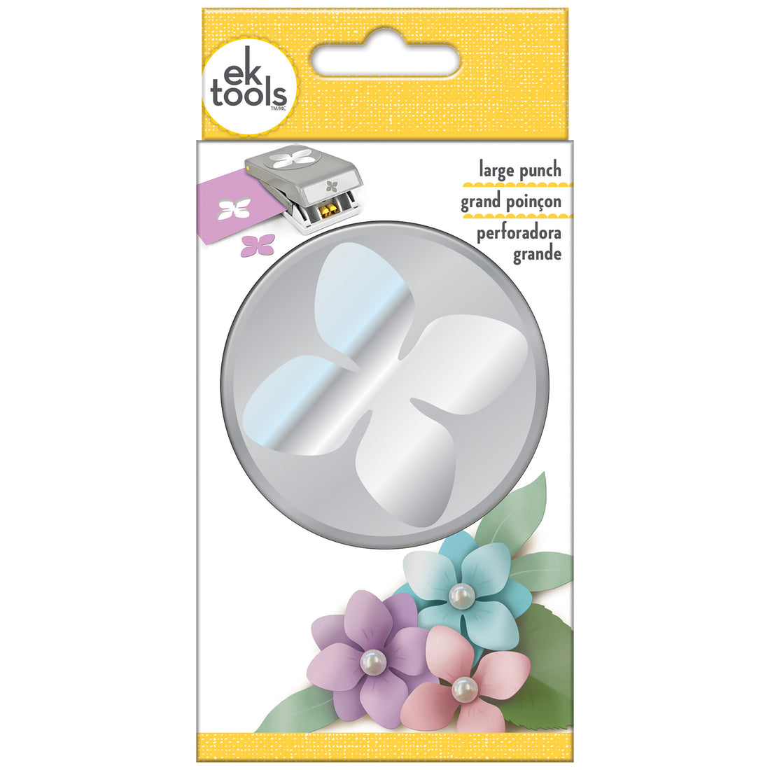 Ek Tools Large HYDRANGEA Punch Scrapbooksrus